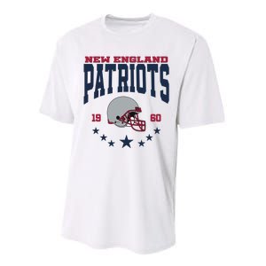 New England Football Lover Team Patriots 1960 Performance Sprint T-Shirt