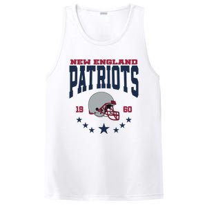 New England Football Lover Team Patriots 1960 PosiCharge Competitor Tank