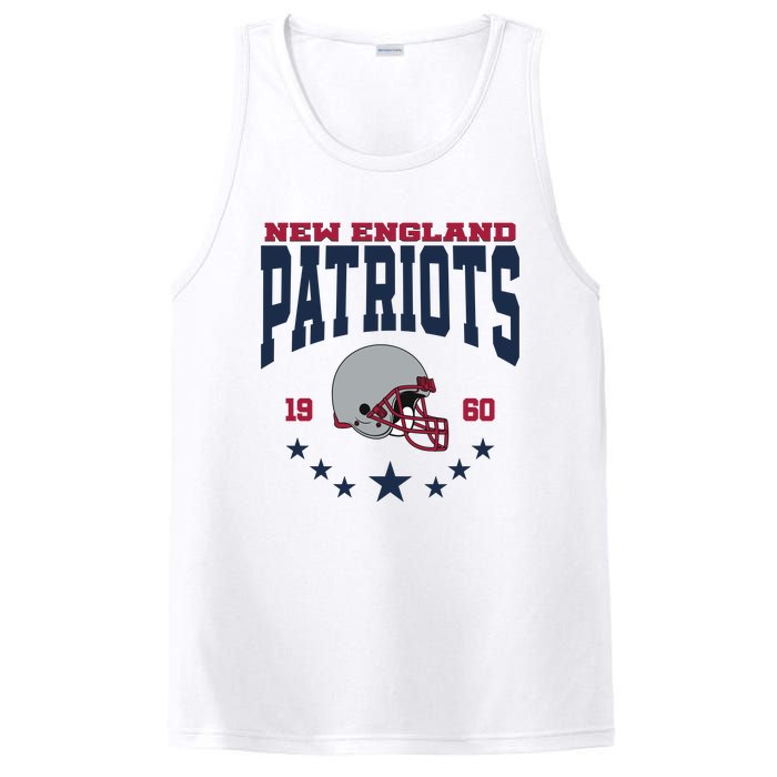 New England Football Lover Team Patriots 1960 PosiCharge Competitor Tank