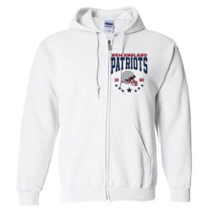 New England Football Lover Team Patriots 1960 Full Zip Hoodie