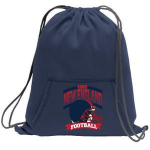 New England Football Team Supporter Sweatshirt Cinch Pack Bag