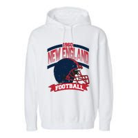 New England Football Team Supporter Garment-Dyed Fleece Hoodie