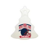 New England Football Team Supporter Ceramic Tree Ornament