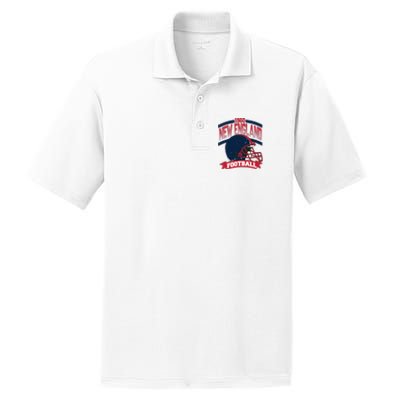 New England Football Team Supporter PosiCharge RacerMesh Polo