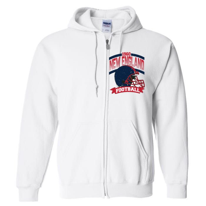 New England Football Team Supporter Full Zip Hoodie