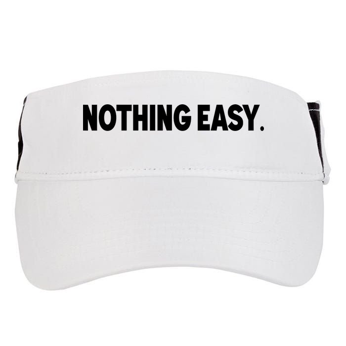Nothing Easy Funny English Adult Drive Performance Visor