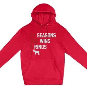 New England Goat Coach List Premium Pullover Hoodie