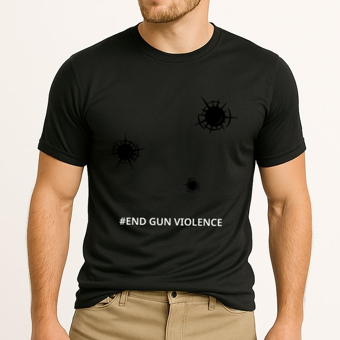 National End Gun Violence Awareness Day Enough End Gun Cooling Performance Crew T-Shirt