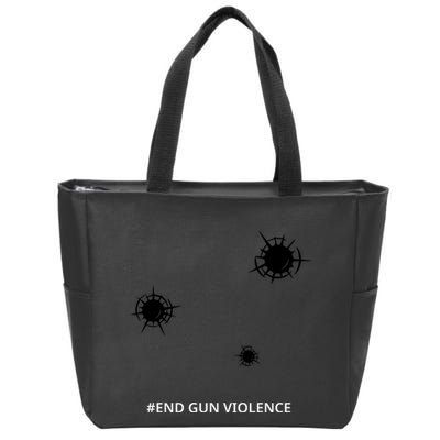 National End Gun Violence Awareness Day Enough End Gun Zip Tote Bag