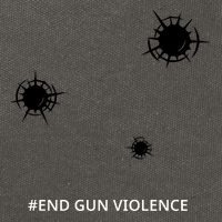 National End Gun Violence Awareness Day Enough End Gun Cotton Canvas Backpack