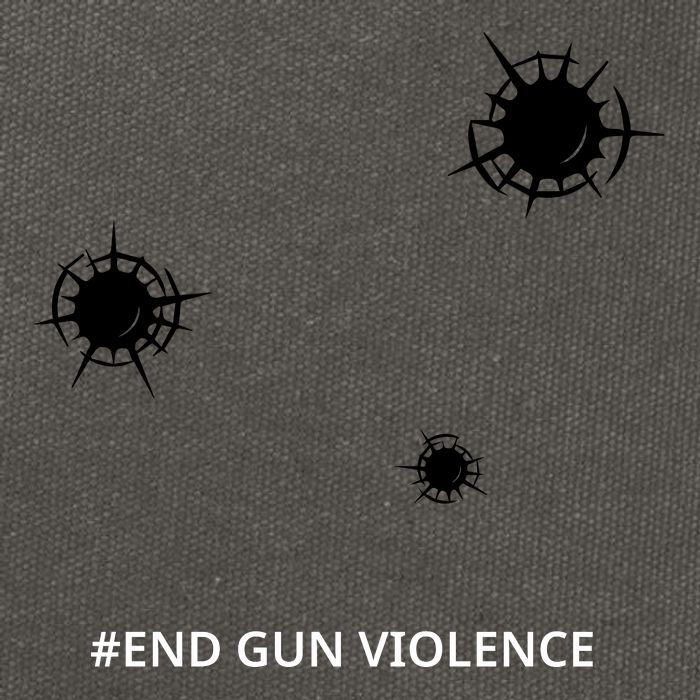 National End Gun Violence Awareness Day Enough End Gun Cotton Canvas Backpack