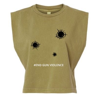 National End Gun Violence Awareness Day Enough End Gun Garment-Dyed Women's Muscle Tee
