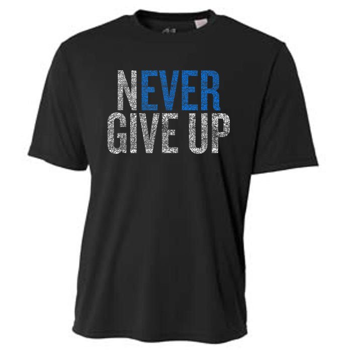 Never Ever Give Up Cooling Performance Crew T-Shirt