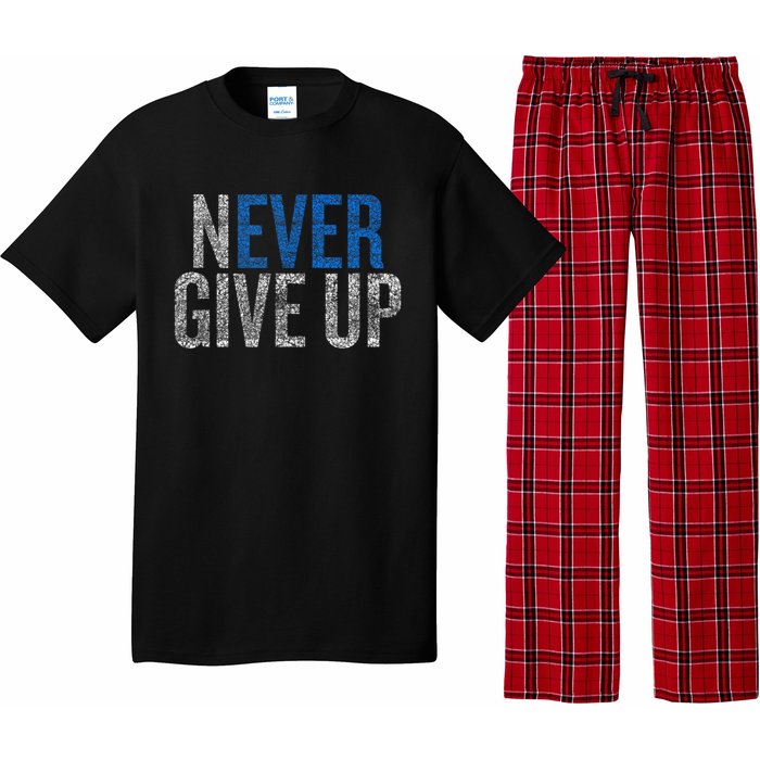 Never Ever Give Up Pajama Set