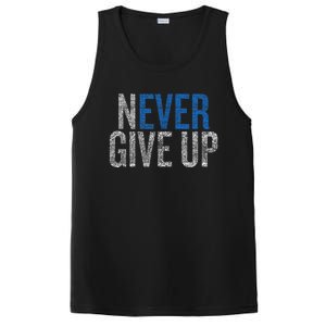 Never Ever Give Up PosiCharge Competitor Tank