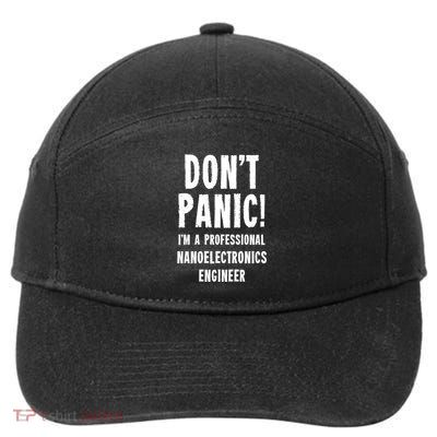 Nanoelectronics Engineer Gift 7-Panel Snapback Hat