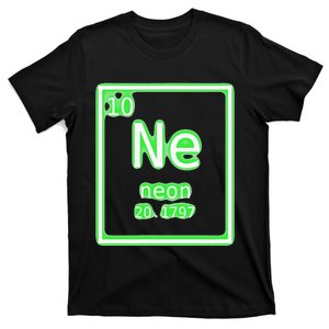 Neon Element Green Periodic Table Chemistry Nerd Costume T-Shirt