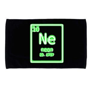 Neon Element Green Periodic Table Chemistry Nerd Costume Microfiber Hand Towel