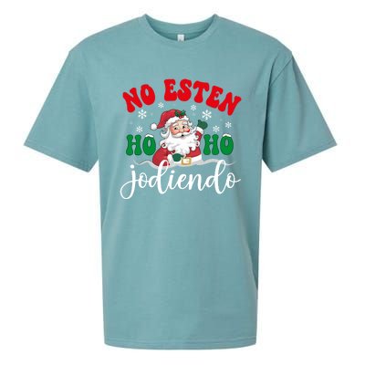 No Esten Ho Ho Jodiendo Santa Christmas Latino Spanish Gift Sueded Cloud Jersey T-Shirt