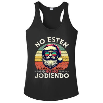 No Esten Ho Ho Jodiendo Santa Christmas Ladies PosiCharge Competitor Racerback Tank