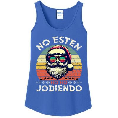 No Esten Ho Ho Jodiendo Santa Christmas Ladies Essential Tank