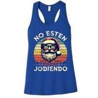 No Esten Ho Ho Jodiendo Santa Christmas Women's Racerback Tank