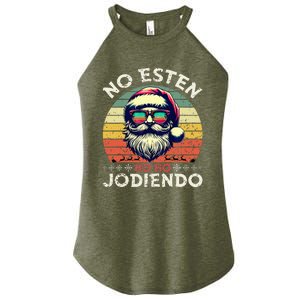 No Esten Ho Ho Jodiendo Santa Christmas Women's Perfect Tri Rocker Tank