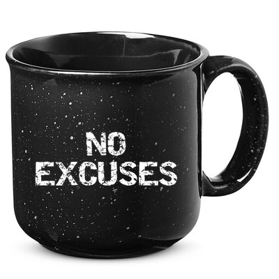 No Excuses Hoodie For Motivational Workout 15oz Campfire Ceramic Mug