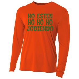 No Esten Ho Ho Ho Jodiendo Great Gift Cooling Performance Long Sleeve Crew