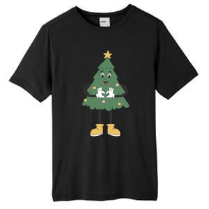 No Esten Ho Ho Jodiendo Navidad Christmas Funny Xmas Treetop Funny Gift Tall Fusion ChromaSoft Performance T-Shirt