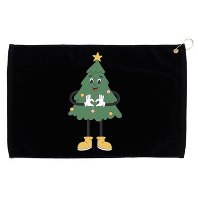 No Esten Ho Ho Jodiendo Navidad Christmas Funny Xmas Treetop Funny Gift Grommeted Golf Towel