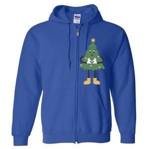 No Esten Ho Ho Jodiendo Navidad Christmas Funny Xmas Treetop Funny Gift Full Zip Hoodie