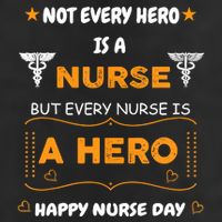 Not Every Hero Is A Nurse But Every Nurse Is A Hero 7 Panel Mesh Trucker Snapback Hat