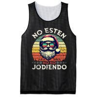 No Esten Ho Ho Jodiendo Santa Christmas Latino Spanish Mesh Reversible Basketball Jersey Tank