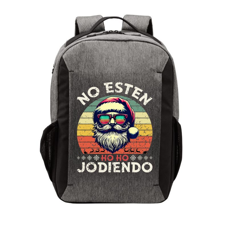 No Esten Ho Ho Jodiendo Santa Christmas Latino Spanish Vector Backpack