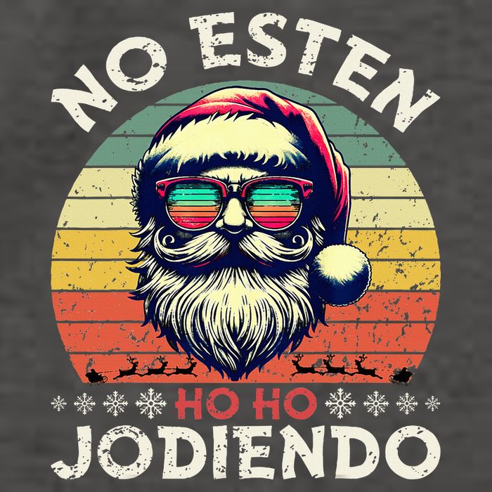 No Esten Ho Ho Jodiendo Santa Christmas Latino Spanish Vector Backpack