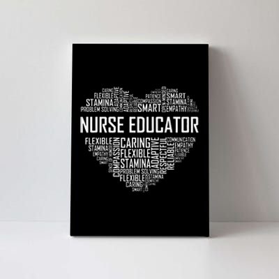 Nurse Educator Heart Nurse Educator Characteristics Canvas