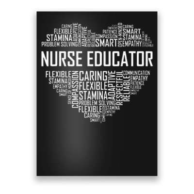 Nurse Educator Heart Nurse Educator Characteristics Poster