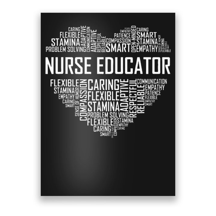 Nurse Educator Heart Nurse Educator Characteristics Poster