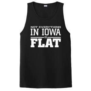 Not Everything In Iowa Is Flat Funny Sarcasm Saying PosiCharge Competitor Tank