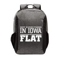 Not Everything In Iowa Is Flat Funny Sarcasm Saying Vector Backpack