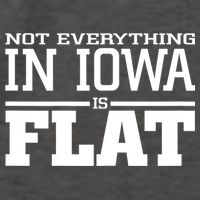 Not Everything In Iowa Is Flat Funny Sarcasm Saying Vector Backpack