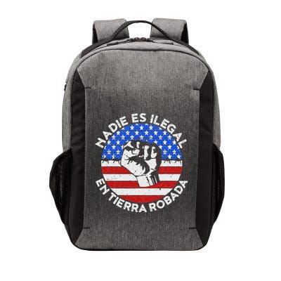 Nadie Es Ilegal En Tierra Robada No One Is Illegal Vector Backpack