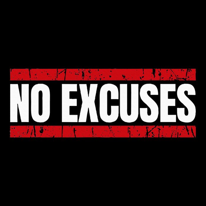 No Excuses Inspirational Saying Motivational Gym Workout Backpack