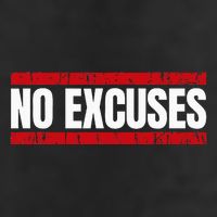 No Excuses Inspirational Saying Motivational Gym Workout 11oz C Handle Ceramic Mug