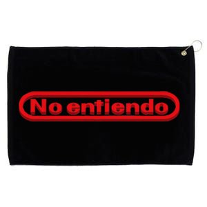 No Entiendo I Dont Understand Funny Spanish Grommeted Golf Towel