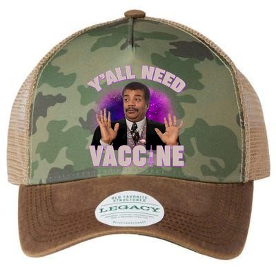 Neil deGrasse Tyson Y’all Need Vaccine Legacy Tie Dye Trucker Hat