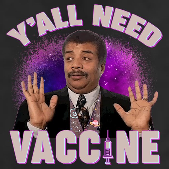 Neil deGrasse Tyson Y’all Need Vaccine Cool Comfort Performance Bucket Hat