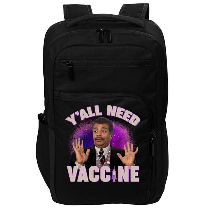 Neil deGrasse Tyson Y’all Need Vaccine Impact Tech Backpack