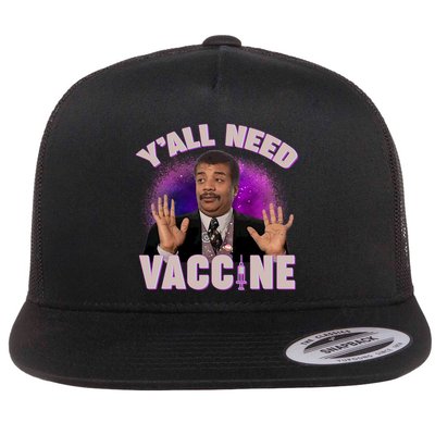 Neil deGrasse Tyson Y’all Need Vaccine Flatbill Hat